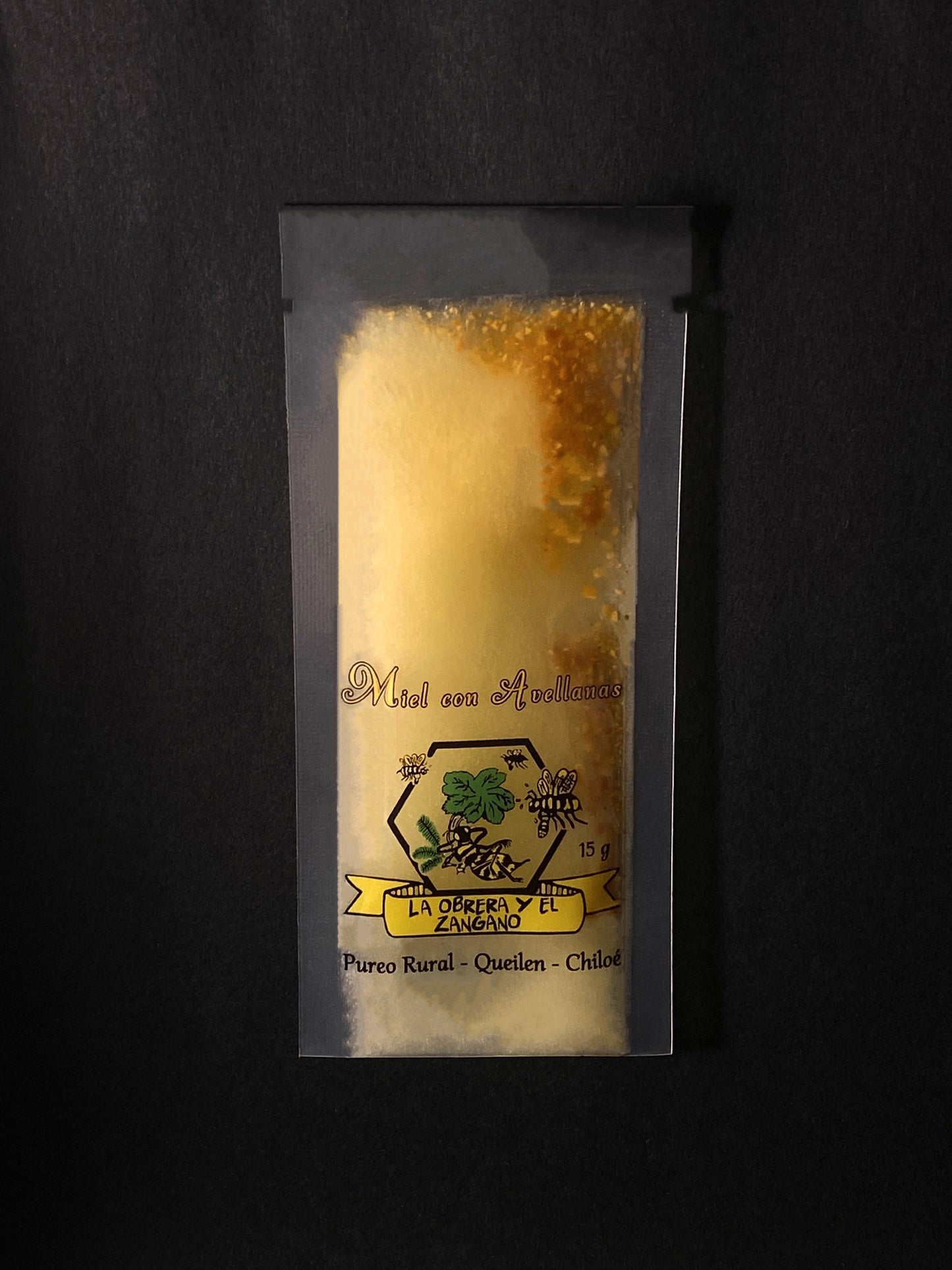 Miel con Avellanas ~ Sachets ~ Gotas de Energía