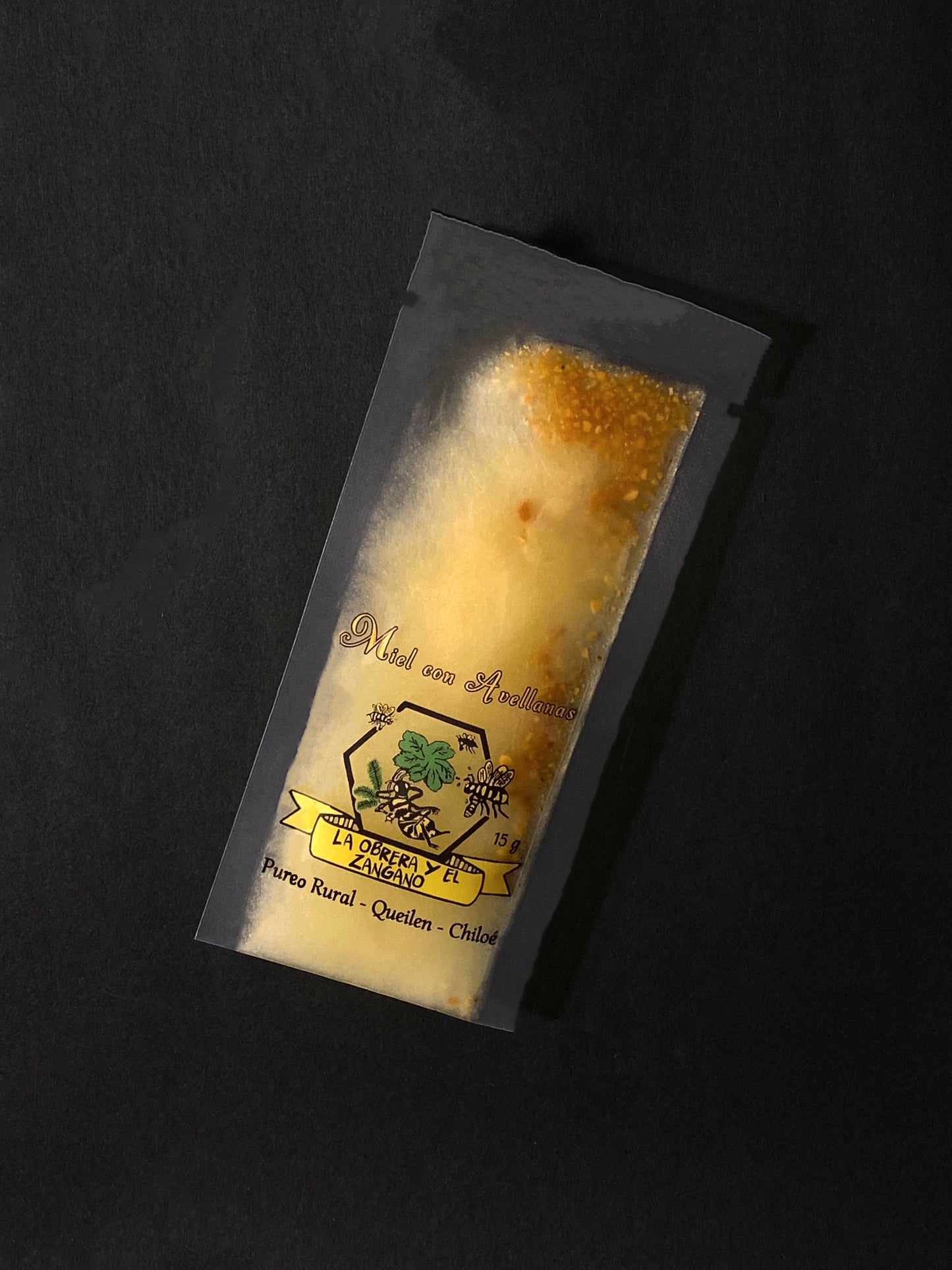 Miel con Avellanas ~ Sachets ~ Gotas de Energía